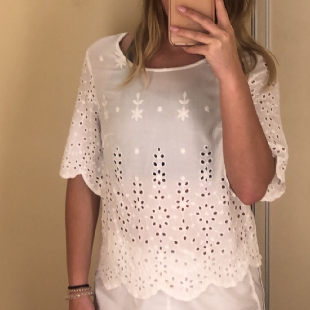 white top